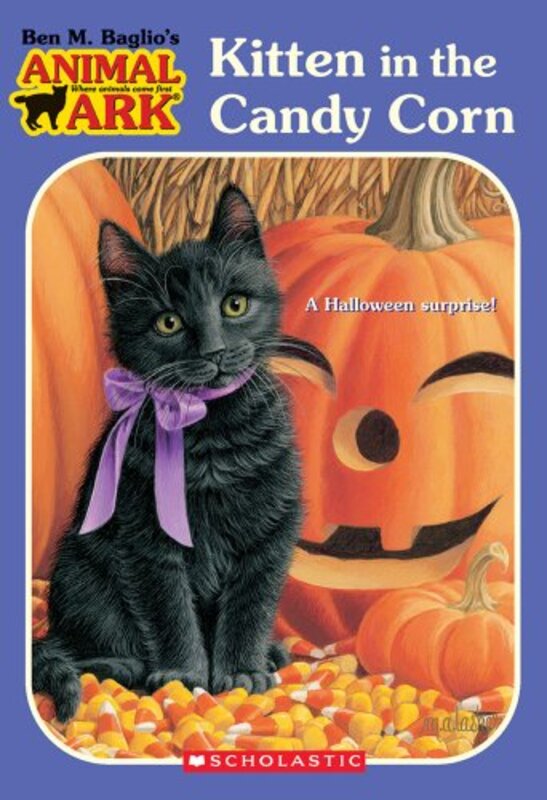 Book cover for "Kitten in the Candy Corn" by Ben M Baglio