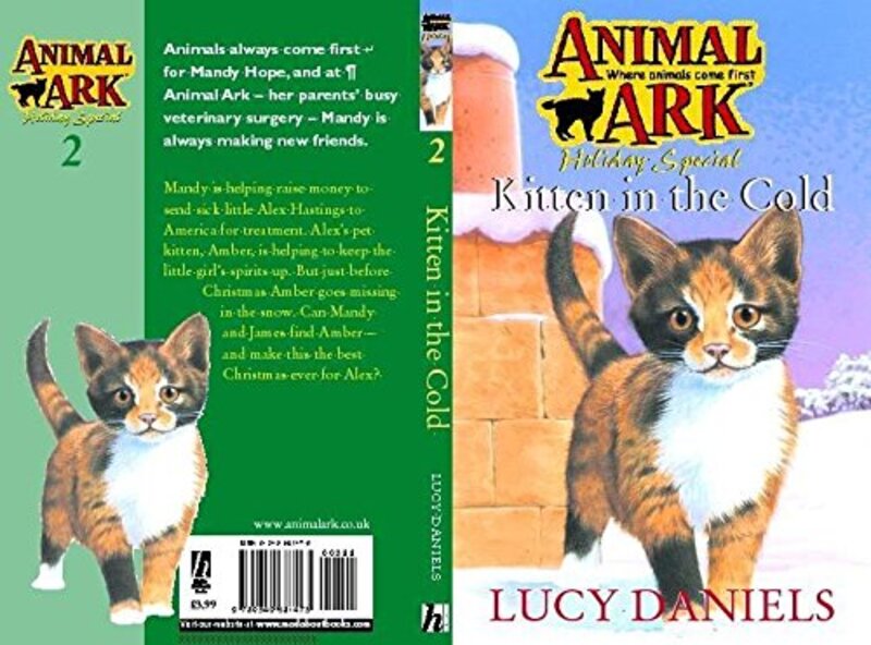 Book cover for "Kitten in the Cold" by Lucy Daniels