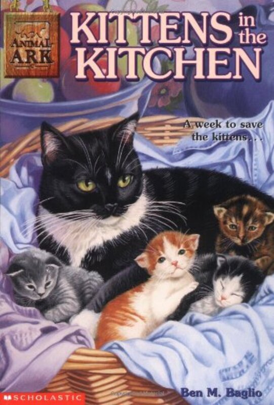 Book cover for "Kittens in the Kitchen" by Lucy Daniels