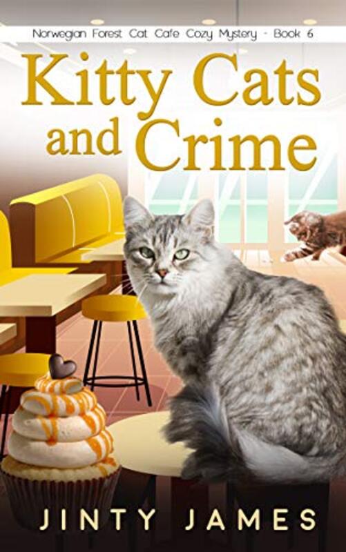 Book cover for "Kitty Cats and Crime" by Jinty James