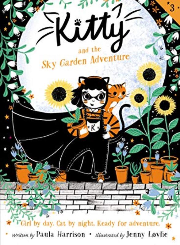 Book cover for "Kitty and the Sky Garden Adventure" by Paula Harrison