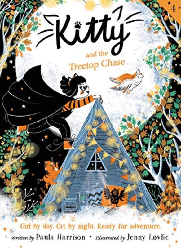 Book cover for "Kitty and the Treetop Chase" by Paula Harrison