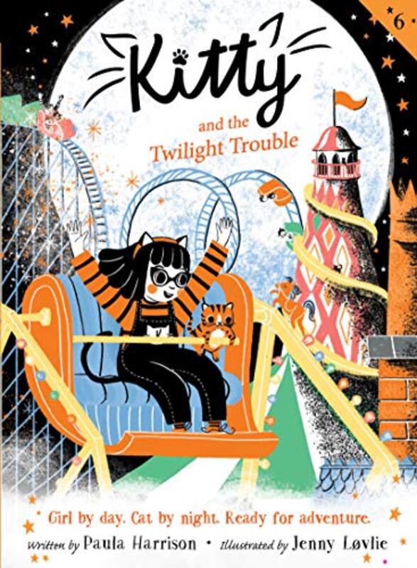 Book cover for "Kitty and the Twilight Trouble" by Paula Harrison