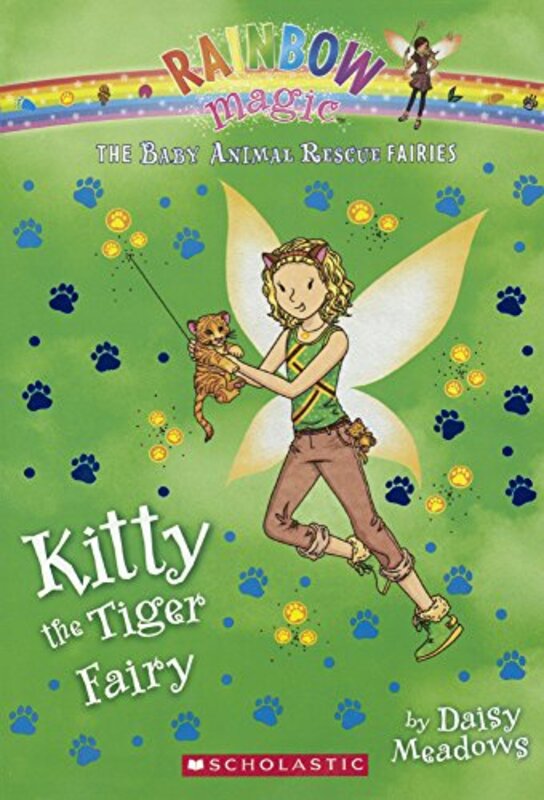 Book cover for "Kitty the Tiger Fairy" by Daisy Meadows