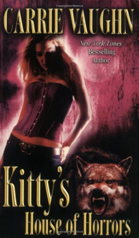 Book cover for "Kitty's House of Horrors" by Carrie Vaughn
