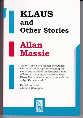 Book cover for "Klaus and Other Stories" by Allan Massie