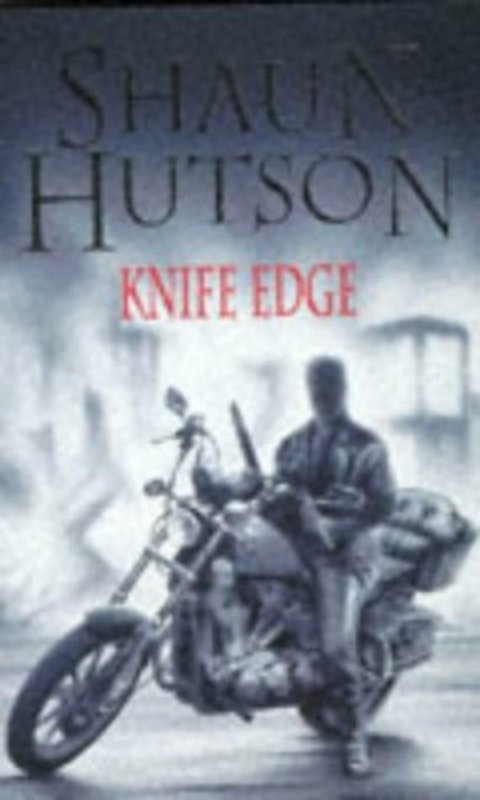 Book cover for "Knife Edge" by Shaun Hutson