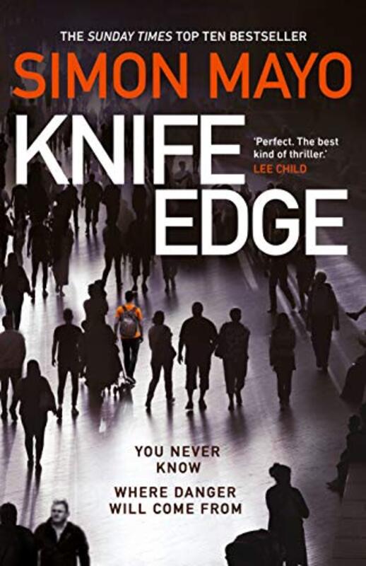 Book cover for "Knife Edge" by Simon Mayo