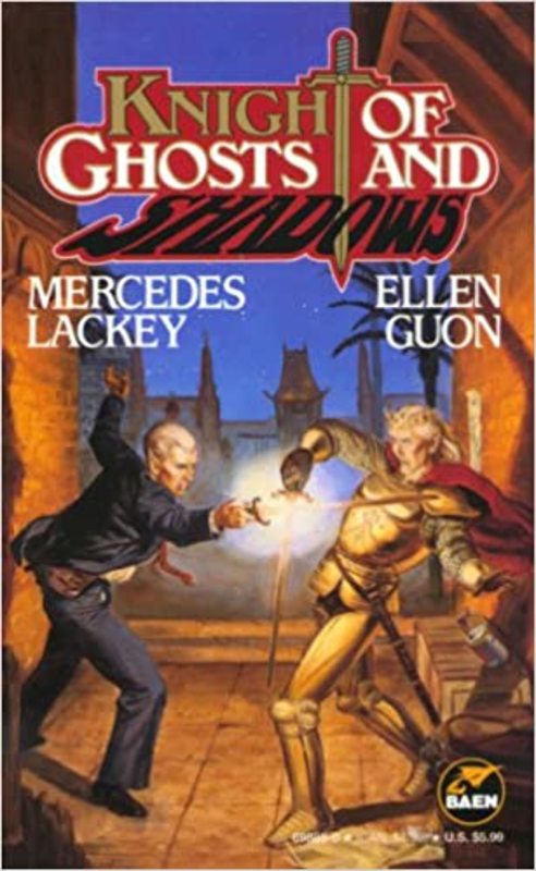 Book cover for "Knight of Ghosts and Shadows" by Elves On The Road