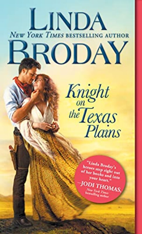 Book cover for "Knight on the Texas Plains" by Linda Broday