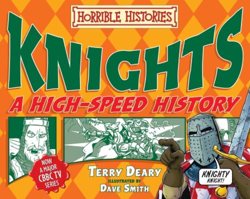 Book cover for "Knights - A High-Speed History" by Terry Deary