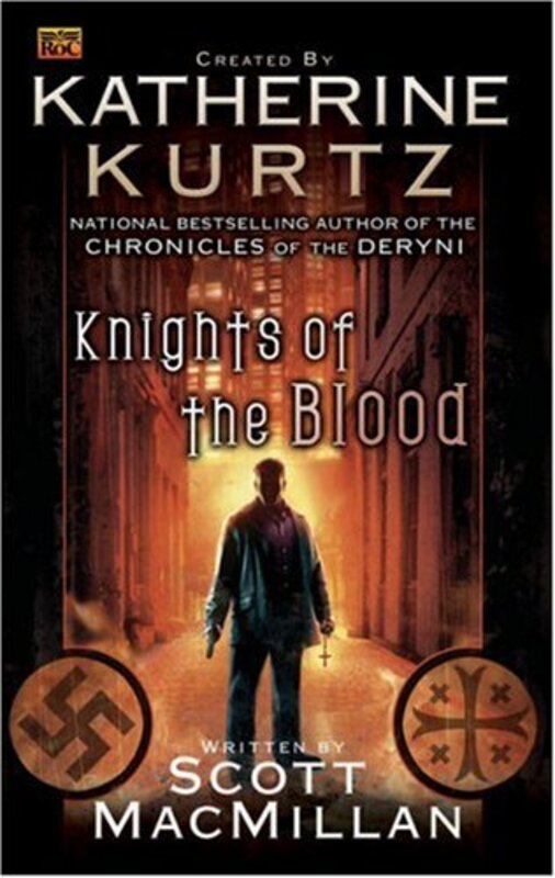 Book cover for "Knights of the Blood" by Katherine Kurtz