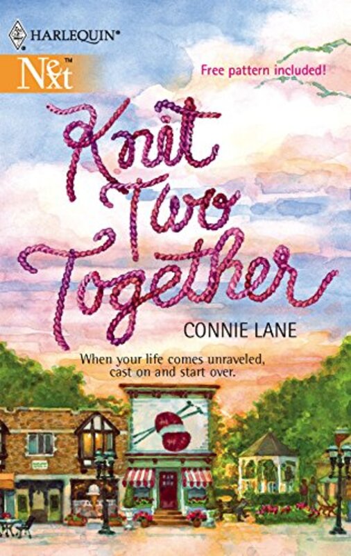 Book cover for "Knit Two Together" by Casey Daniels