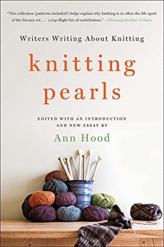 Book cover for "Knitting Pearls" by Ann Hood