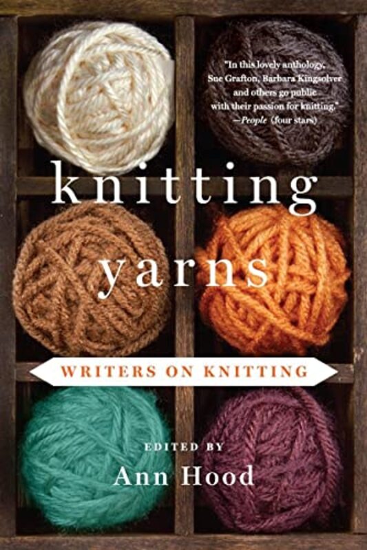 Book cover for "Knitting Yarns" by Ann Hood