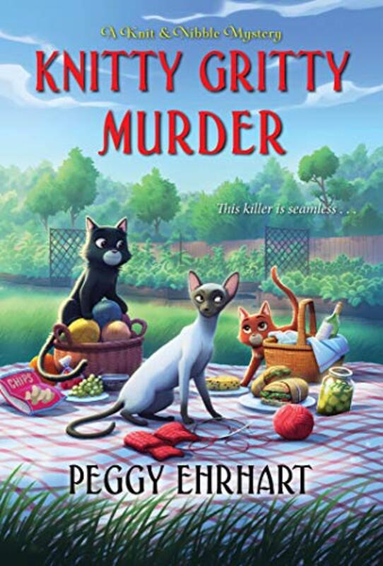 Book cover for "Knitty Gritty Murder" by Peggy Ehrhart