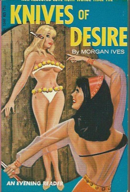 Book cover for "Knives of Desire" by Marion Zimmer Bradley