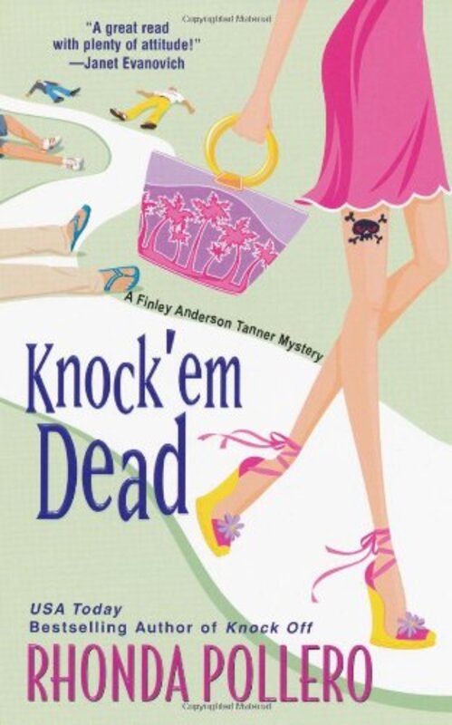 Book cover for "Knock 'em Dead" by Rhonda Pollero
