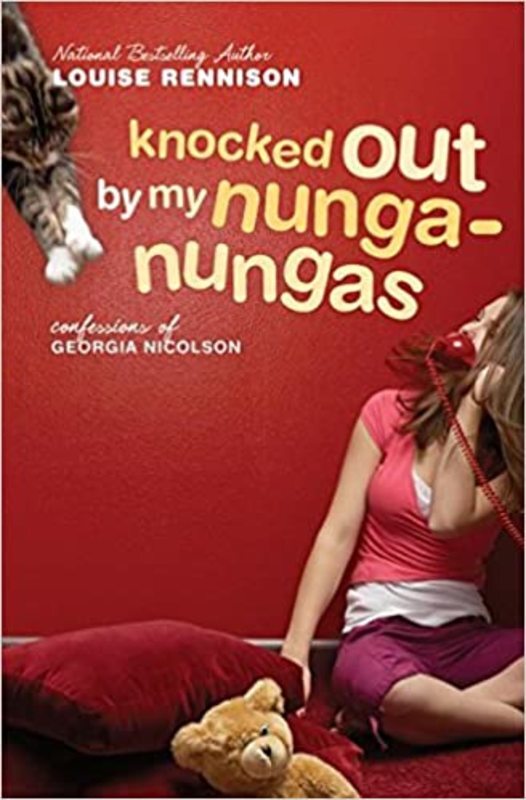 Book cover for "Knocked Out by My Nunga-Nungas" by Louise Rennison