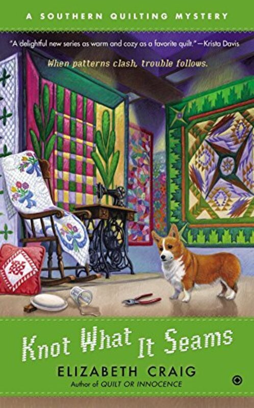 Book cover for "Knot What It Seams" by Elizabeth Craig