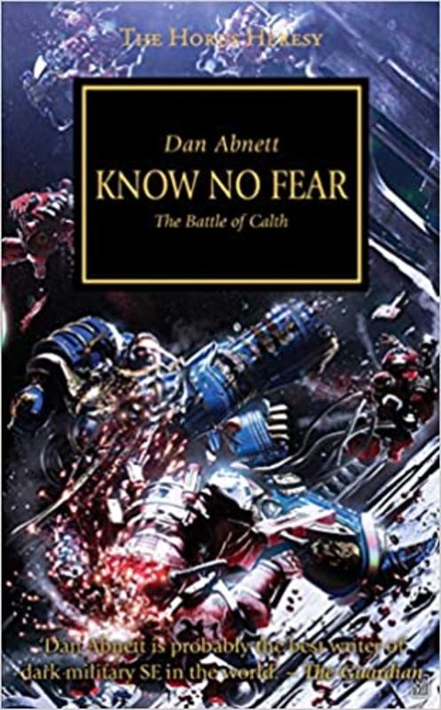 Book cover for "Know No Fear" by Dan Abnett