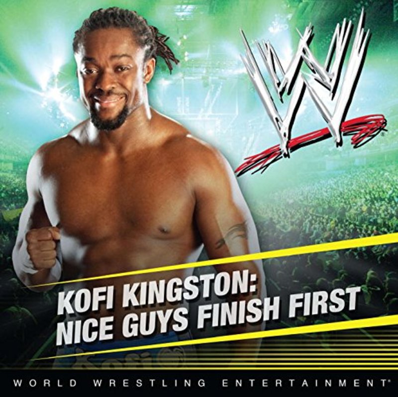 Book cover for "Kofi Kingston: Nice Guys Finish First" by Tracey West
