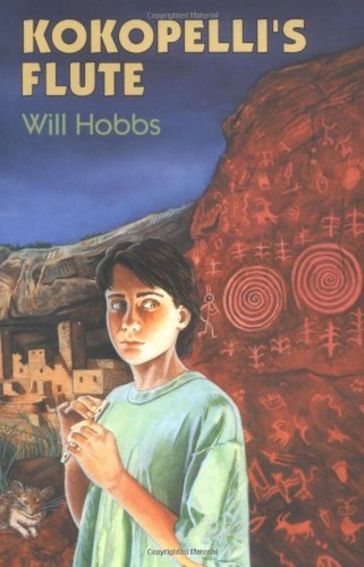 Book cover for "Kokopelli's Flute" by Will Hobbs