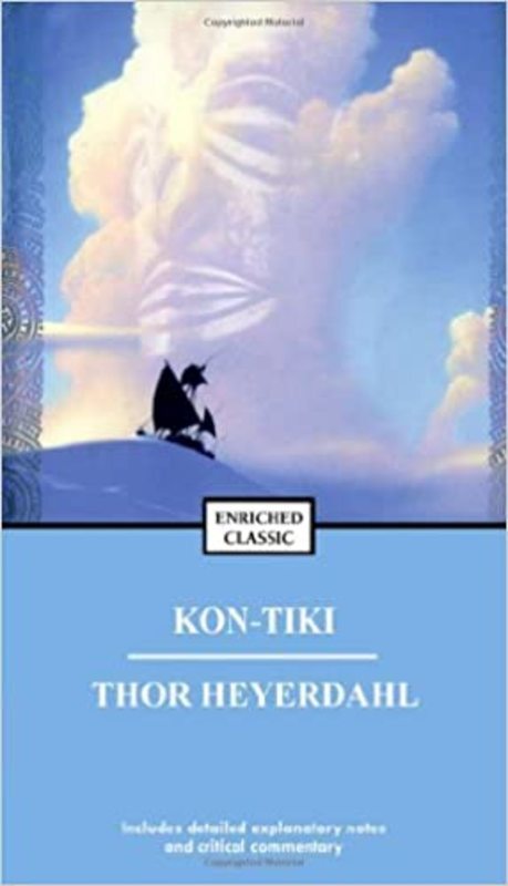 Book cover for "Kon-Tiki" by Thor Heyerdahl