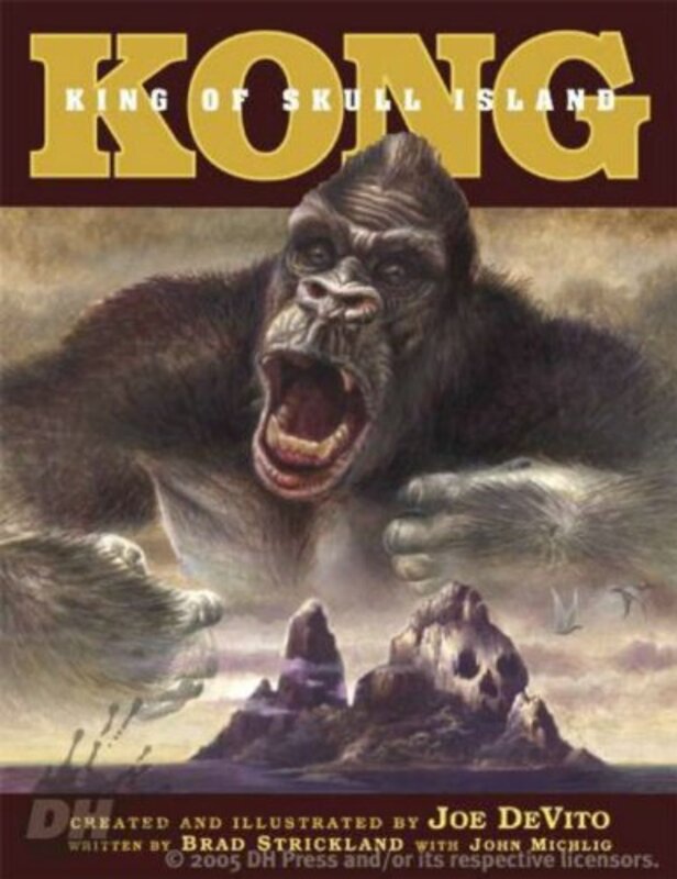 Book cover for "Kong" by Brad Strickland