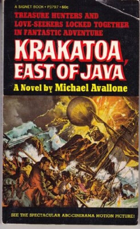 Book cover for "Krakatoa East of Java" by Michael Avallone