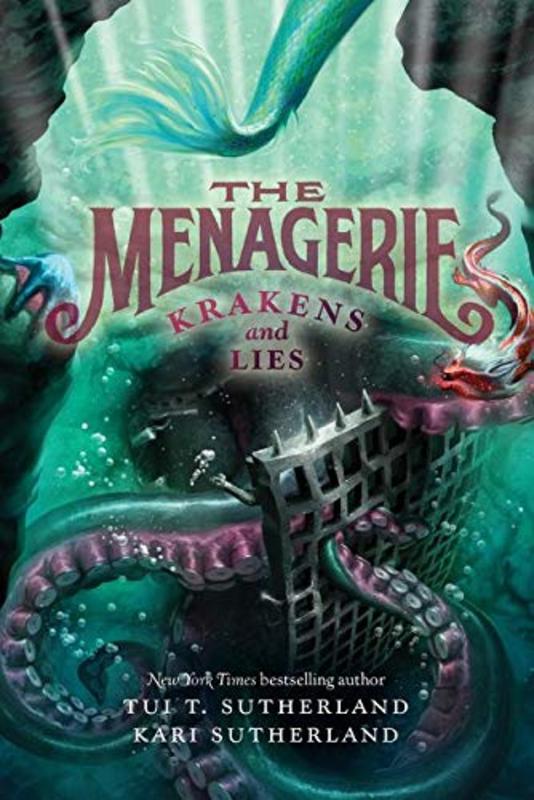 Book cover for "Krakens and Lies" by Tui T Sutherland