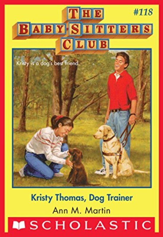 Book cover for "Kristy Thomas, Dog Trainer" by Ann M. Martin
