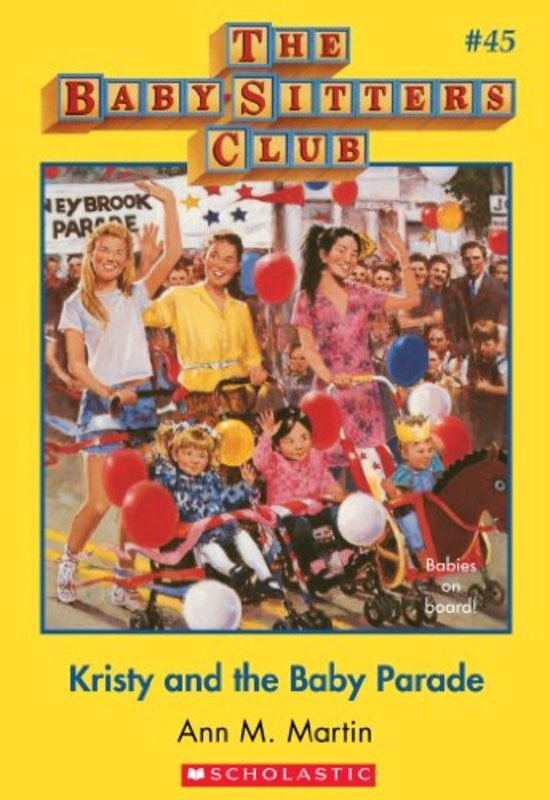 Book cover for "Kristy and the Baby Parade" by Ann M. Martin