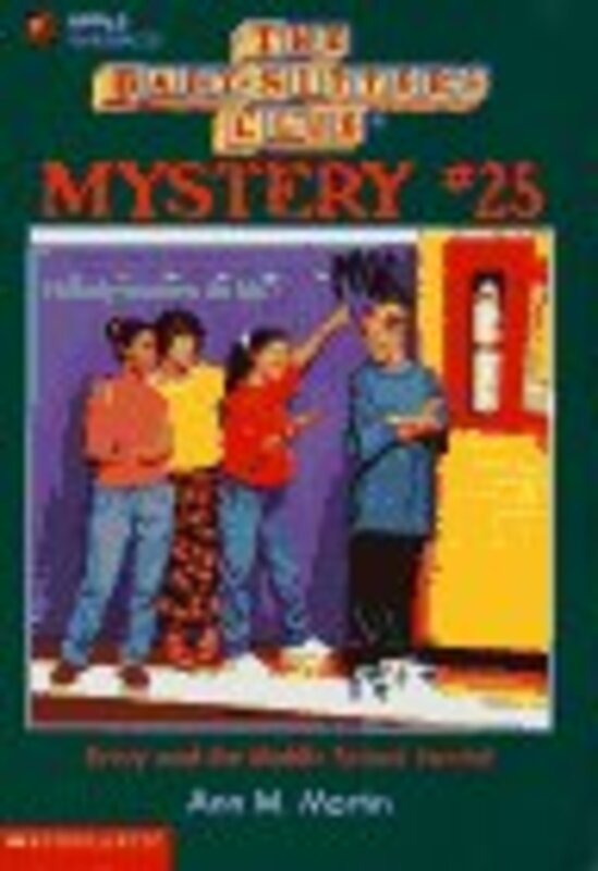 Book cover for "Kristy and the Middle School Vandal" by Ann M Martin