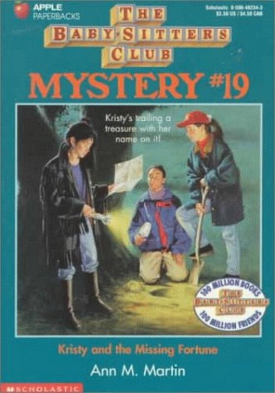 Book cover for "Kristy and the Missing Fortune" by Ann M Martin