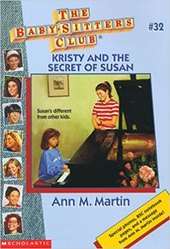 Book cover for "Kristy and the Secret of Susan" by Ann M Martin