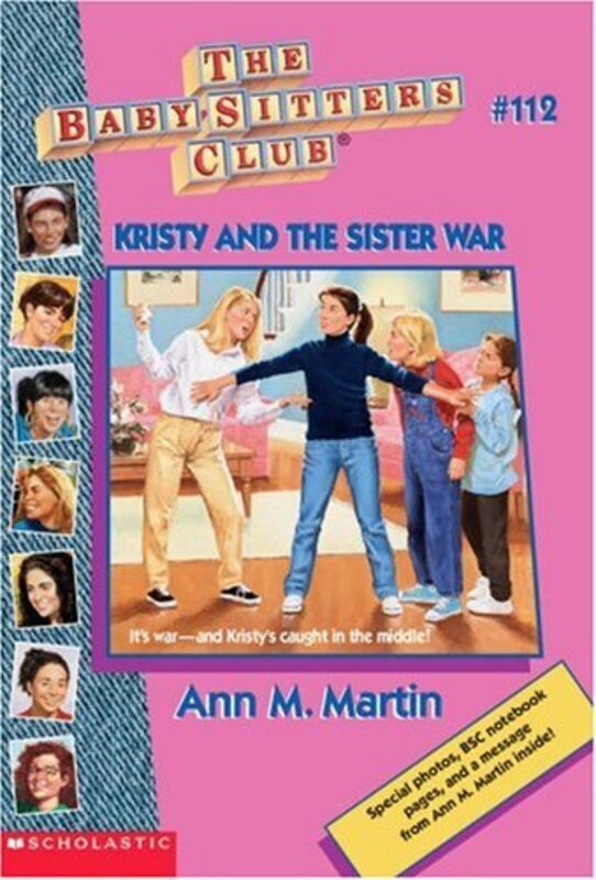 Book cover for "Kristy and the Sister War" by Ann M Martin