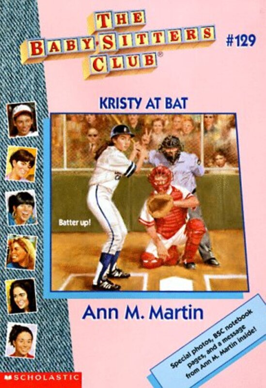 Book cover for "Kristy at Bat" by Ann M Martin
