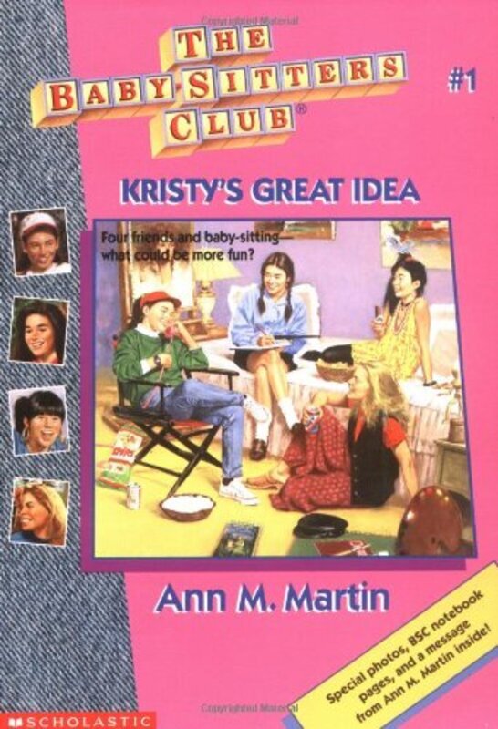 Book cover for "Kristy's Great Idea" by Ann M Martin