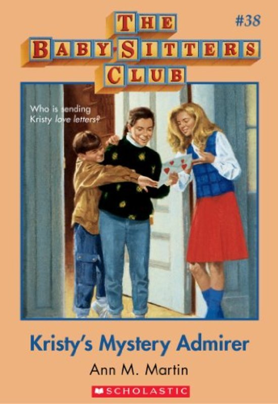 Book cover for "Kristy's Mystery Admirer" by Ann M. Martin