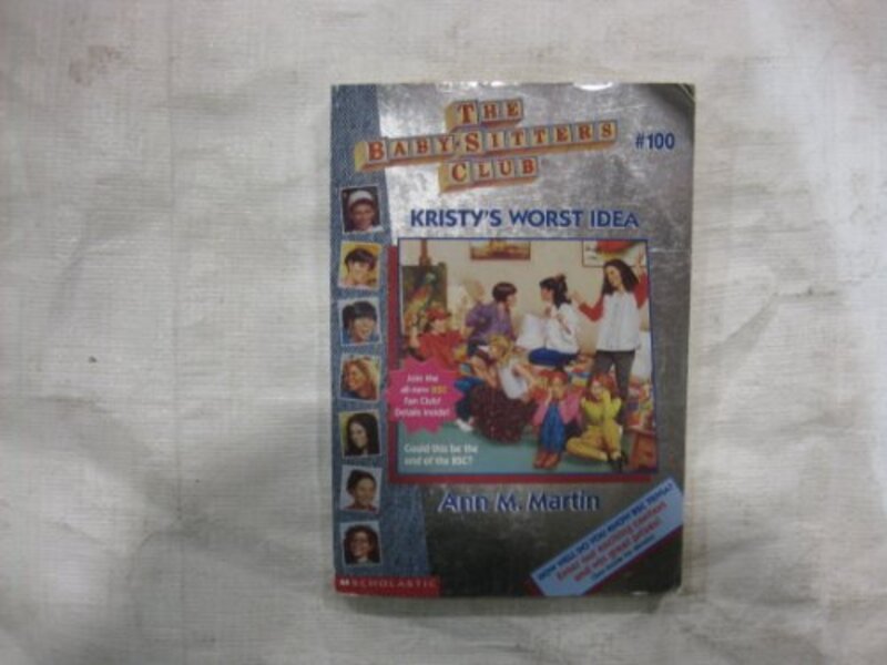 Book cover for "Kristy's Worst Idea" by Ann M Martin