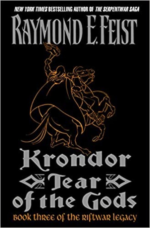 Book cover for "Krondor: Tear of the Gods" by Raymond E. Feist