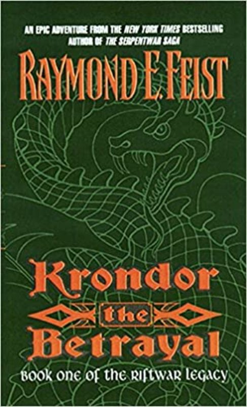 Book cover for "Krondor the Betrayal" by Raymond E. Feist