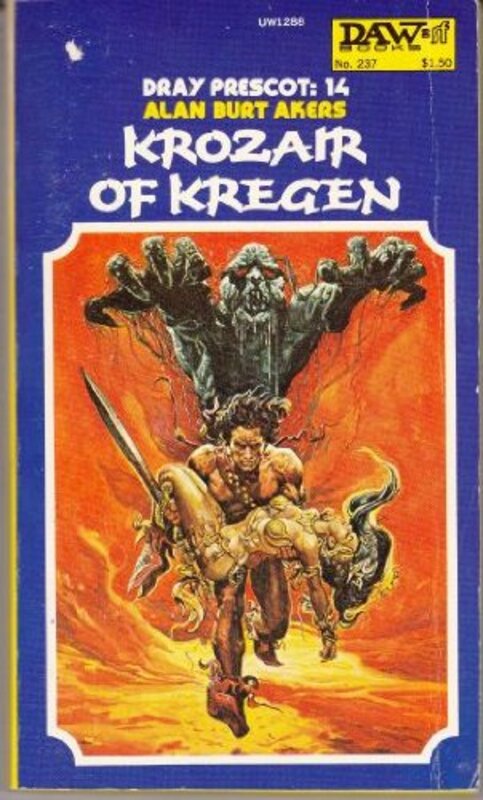 Book cover for "Krozair of Kregen" by Kenneth Bulmer