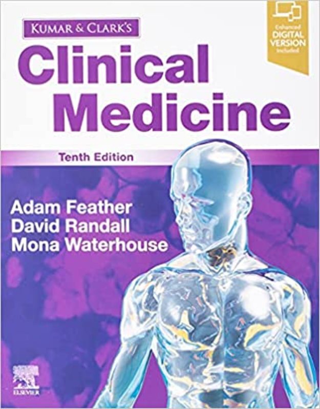 Book cover for "Kumar and Clark's Clinical Medicine" by Adam Feather