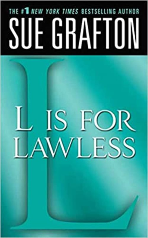 Book cover for "L is for Lawless" by Sue Grafton