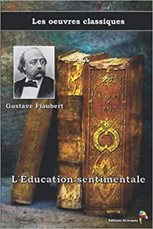Book cover for "L'Éducation Sentimentale" by Gustave Flaubert