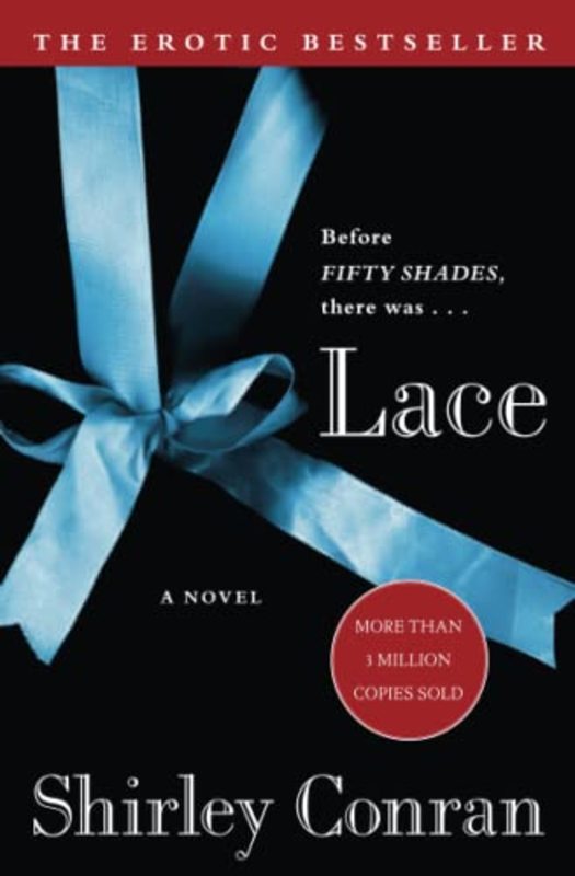 Book cover for "Lace" by Shirley Conran
