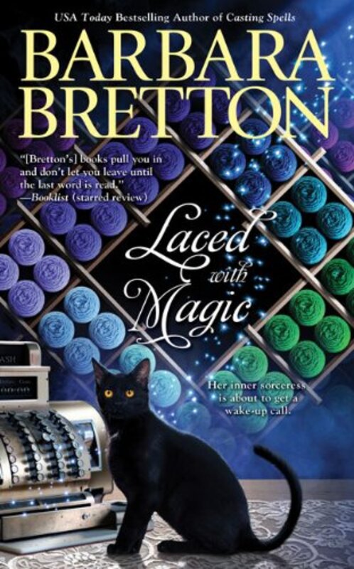 Book cover for "Laced with Magic" by Barbara Bretton