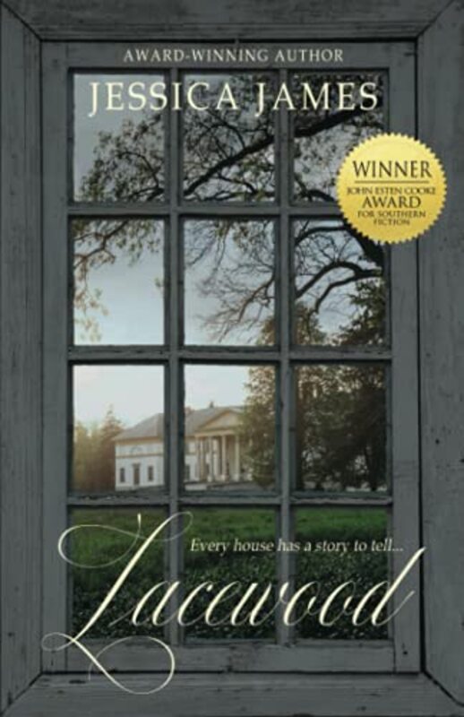 Book cover for "Lacewood of Time and Place" by Jessica James